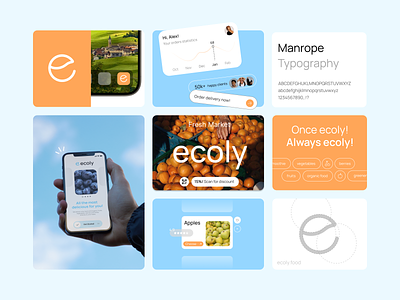 Branding for Grocery Store app branding brand brand identity branding cart e commerce food food delivery food tech graphic design grocery store logo logo concept logo designer ordering product retail snacks uber eats visual identity