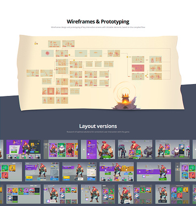 Wireframes & Prototyping game game interface game ui mobile game ui ux