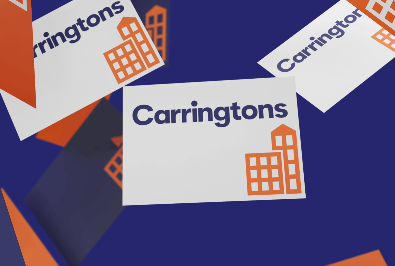 Brand enhancement for real estate management leader, Carringtons by