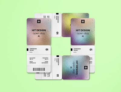 HIT Design Dep. Orientation Day Ticket branding college designsschool graphicdesign