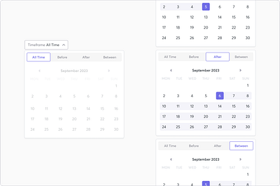 Date Picker datepicker designsystem productdesign timerange timeselection ui ux uxui