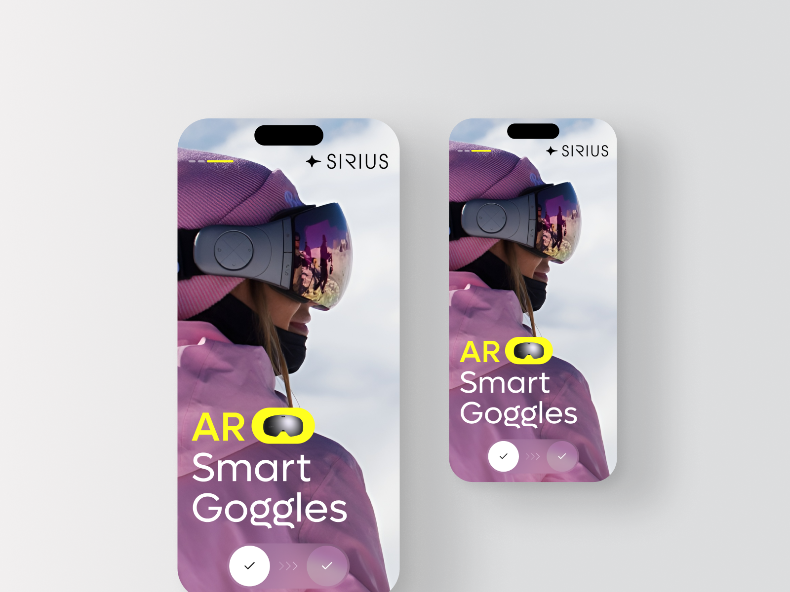 Sirius AR Ski Goggles App by Stav D. for RonDesignLab ⭐️ on Dribbble