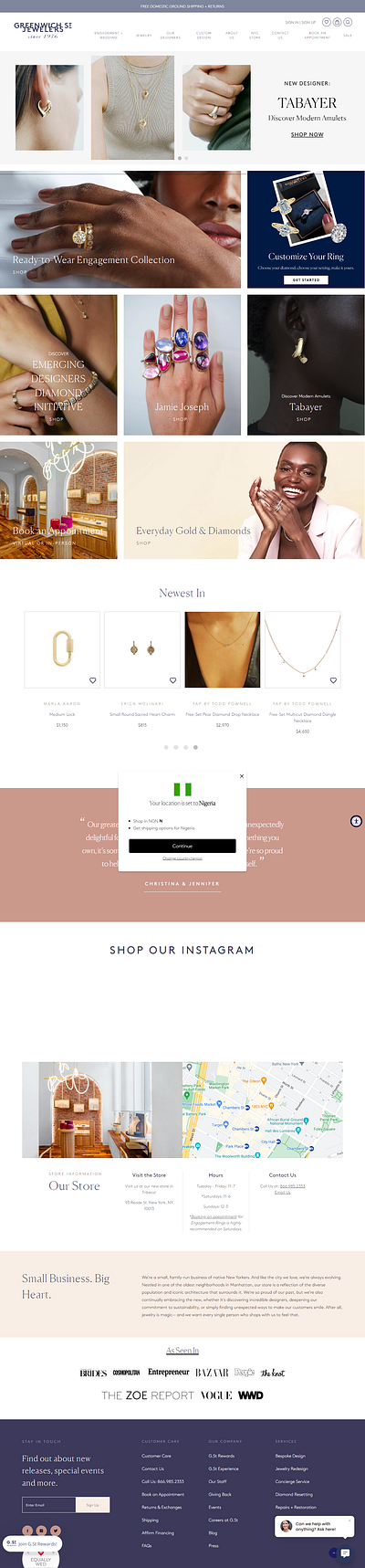 Jewelry Website https://www.fiverr.com/s/89BYyV design ecommerce illustration shopify ui web design website website design wix wordpress