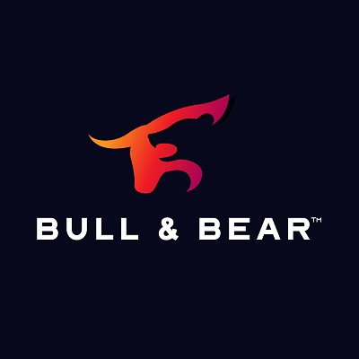 Bull & bear logo bearlogo bull logo busniess logo graphic design logo logo design logo for web new logo