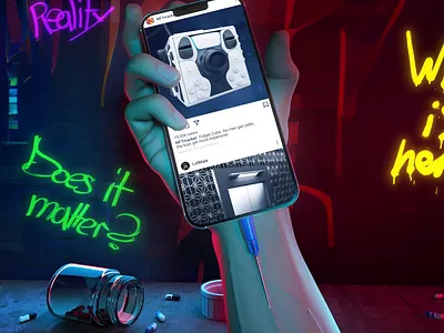 Digital Drug 3d abstract after effects animation art c4d cinema4d click design digital drug illustration like loop mobile motion design network nft scroll social