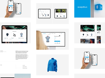 BIKEPODIUM – Case study bicycle brand clean cycling ecommerce minimal online store shop store visual identity webdesign website