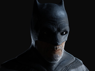 #174 Batman / Blender 3D, Sculpting / Face 5 3d bat batman black character comics dc hero marvel sculpt superman