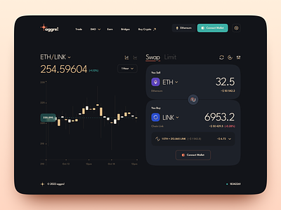 Crypto Exchange Marketplace blockchain coin crypto crypto dashboard crypto exchange crypto marketplace cryptocurrency dao dashboard defi digitalassets earnyield interface launchpad staking swap token trade ui user interface