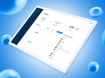 Dashboard UI Design admin panel barber admin panel calendar ui dashboard homescreen ui ui design ux ux design