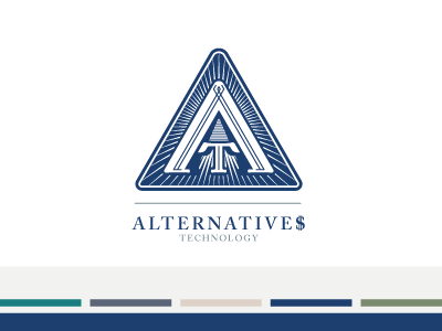 Alternative$ Technology Logo adobe illustrator alternative assets branding classy clean financial logo private equity typography vector