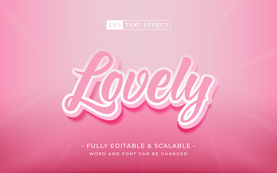 Lovely pink Editable text - valentine theme modern