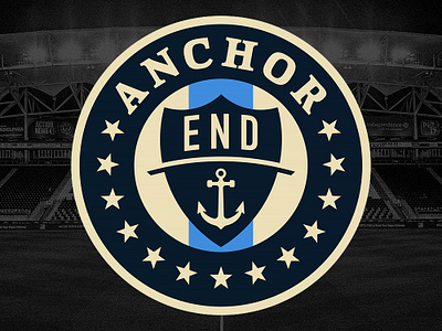 Anchor End Philly Union Logo/Sticker anchor end logo mls philadelphia philly union soccer sticker union