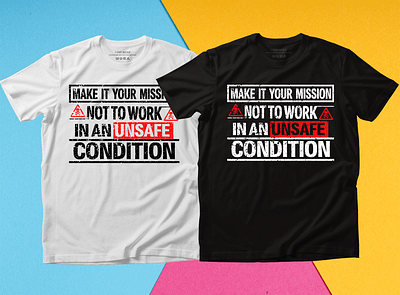 TYPOGRAPHY T-SHIRT DESIGN design font graphic design motivational quotes safety t shirt tees text typography