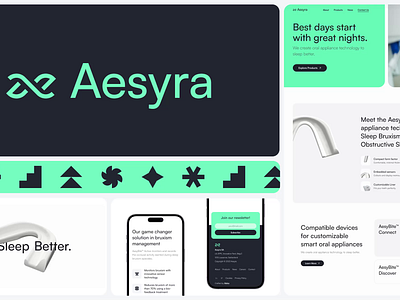 Aesyra Branding & Website Redesign branding ui web design