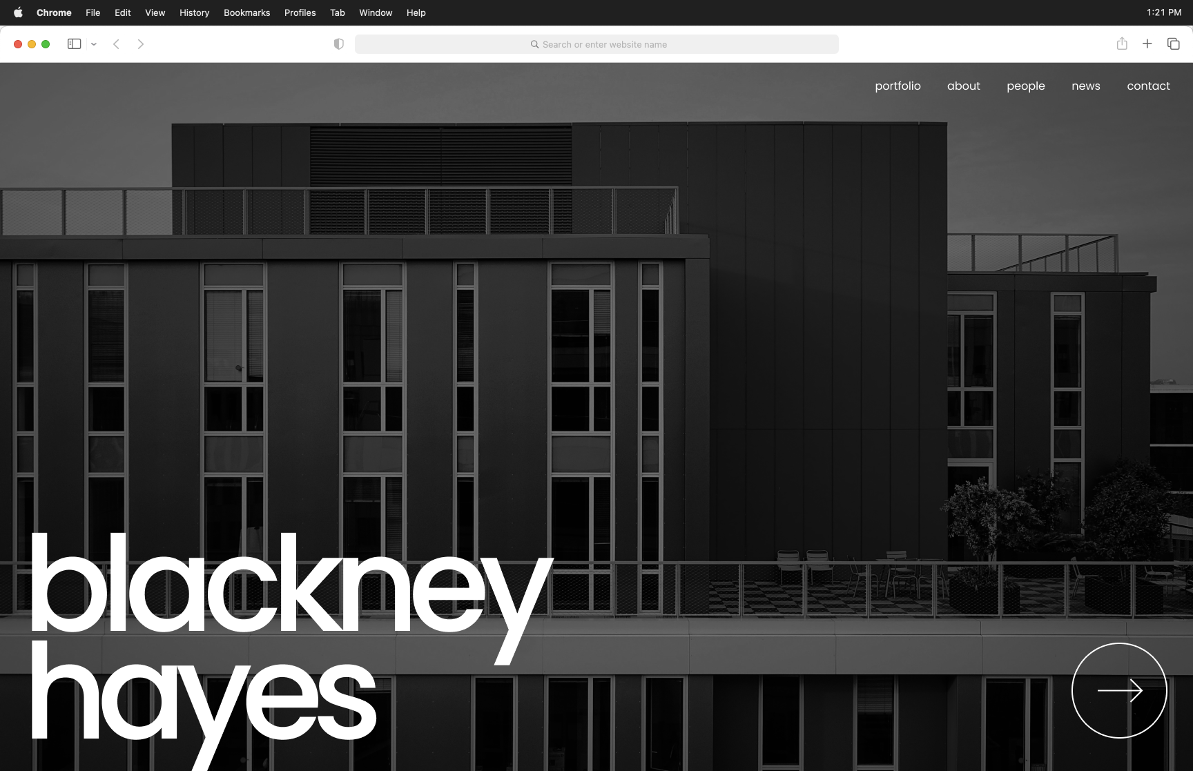 Architecture Homepage V3 (Unused concept design) architecture design homepage ui website