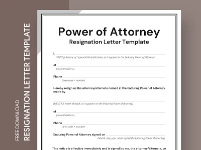 Power Of Attorney Resignation Letter Free Google Docs Template attorney dismissal docs document free google docs templates free template free template google docs google google docs letter notice power of attorney print printing resign resignation resignation letter retirement template templates