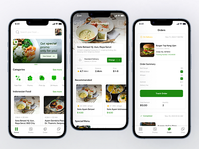 MunchMate - Food Delivery Mobile App app branding card cleardesign delivery design elegant flow food minimalist mobileapp realtime responsive tracking trend ui ux