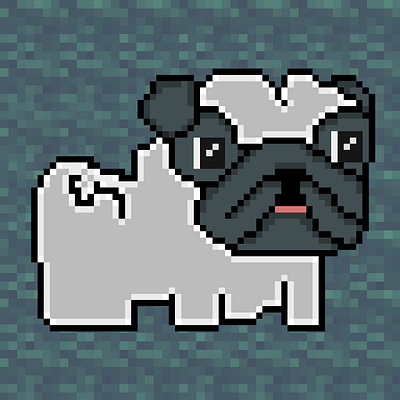 Pixel dog adorable animation cute dog illustration nft nft art photoshop pixel pixel art puppy