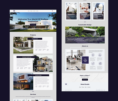 Landing page (Engineering & Architecture)