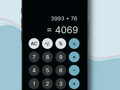 UI Daily 004 Calculator design mobile app ui ui design