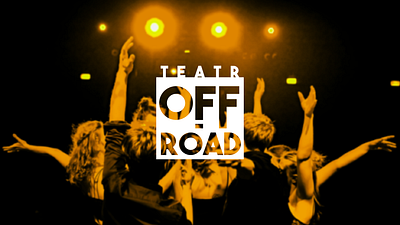 Theatre Off-Road Visual Identity businesscard flyers graphicdesign logo rollup stickers theatre