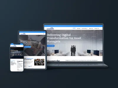 Firm Web and Brand Re-Design branding corporate corporate brand finance fintech graphic design logo modern responsive web design
