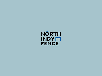 Fencing branding company corporate entry fence fencing gates gateway graphic design identity industry indy lettering logo logotype north privacy rental security vector