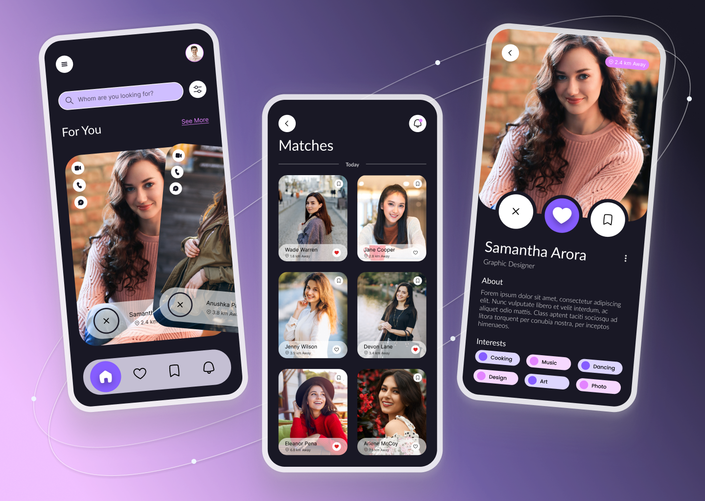 Dating Mobile App Redesign By Ananya Garg On Dribbble