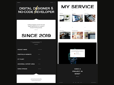 Web Design - My Own Web Portfolio 3d animation branding design elementor figma framer graphic design illustration logo motion graphics ui uidesign uiux ux web webdesign webflow wordpress