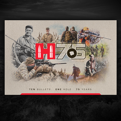 Anniversary Poster Concept anniversary collage hunting outdoor sports outdoors poster print shooting shooting sports