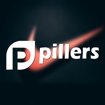 This is a logo pillers. 3d branding graphic design logo ui
