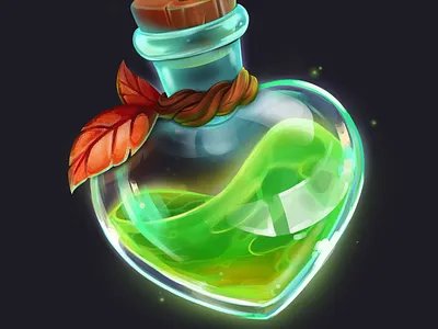 Healing Potion healing potion illustration item design