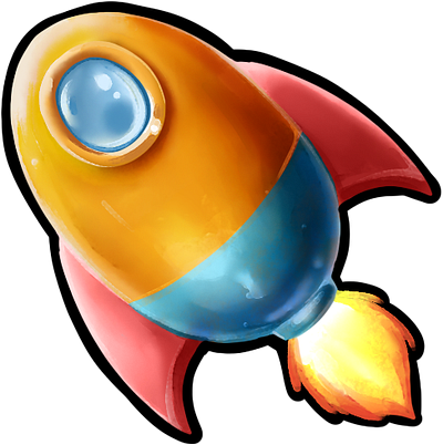 Rocket UI illustration rocket ui
