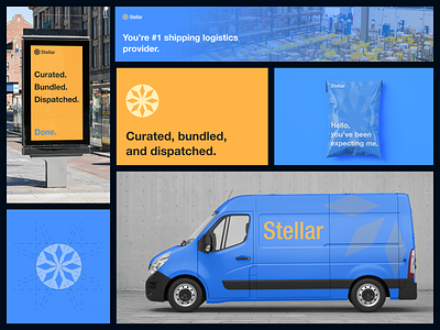 Stellar: logistics provider concept 3pl brand branding design graphic design logistics logo provider quetratech shipping stellar