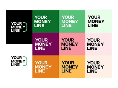 Your Money Line | Finance: Motion brand branding colorful finance lines logo logo animation money motion design motion graphics type type animation