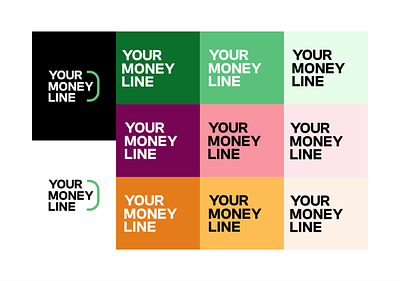 Your Money Line | Finance: Motion brand branding colorful finance lines logo logo animation money motion design motion graphics type type animation