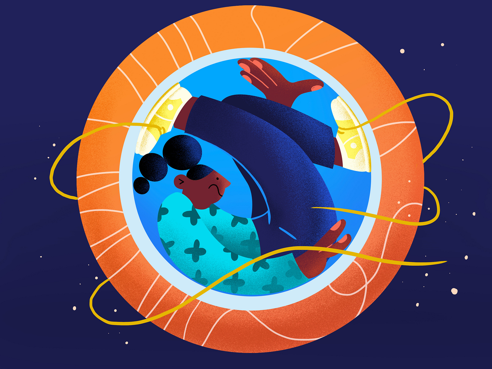 Stuck in the world by Ana Hill on Dribbble