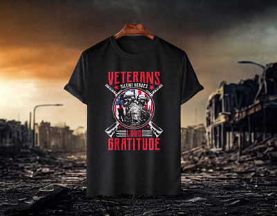 USA Veteran T-Shirt Design. t shirt design full course