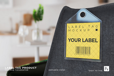 Label Tag Mockup 3d animation branding design graphic design icon illustration logo minimal vector