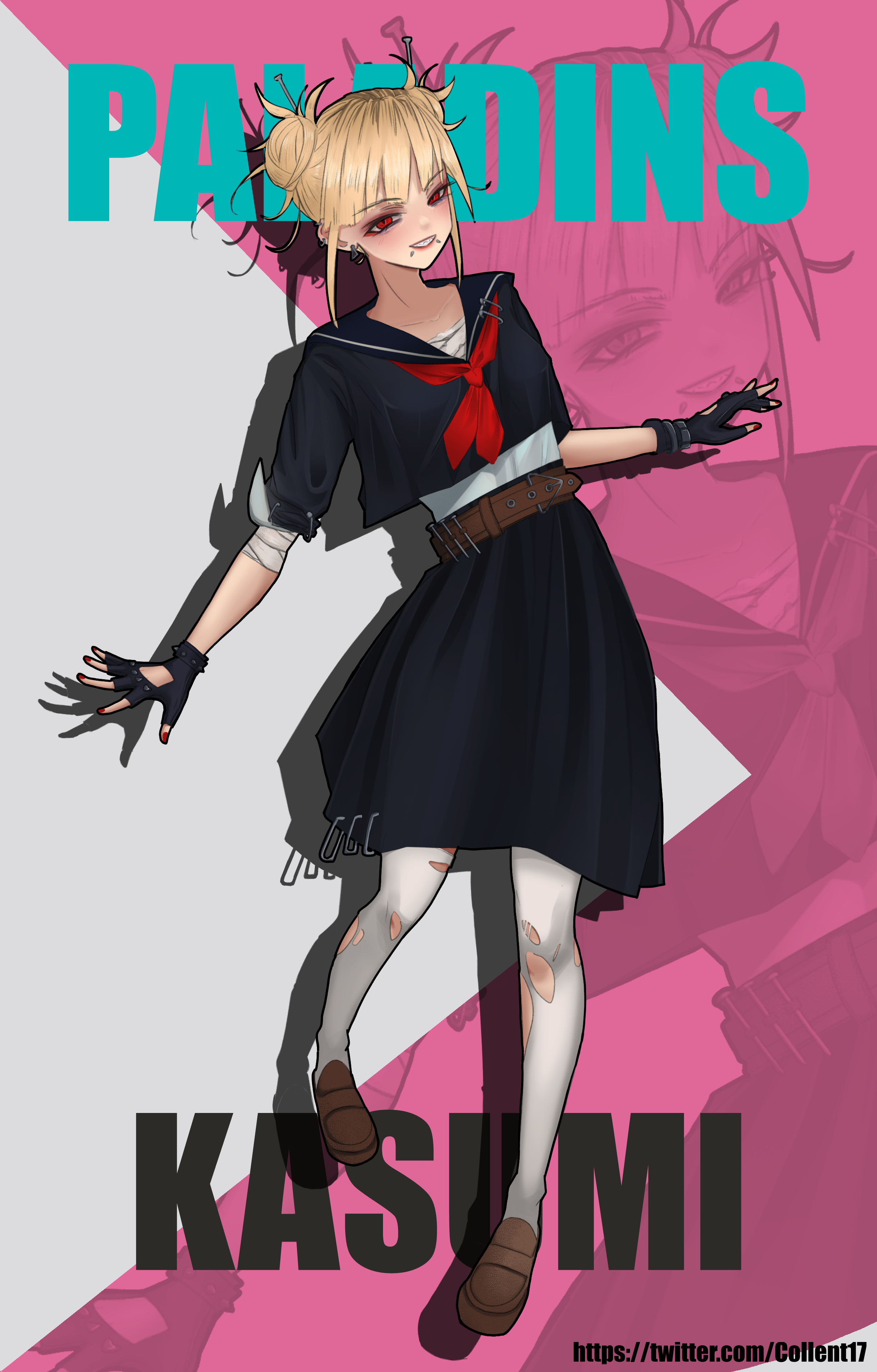 Kasumi Love struck 2d anime illustration