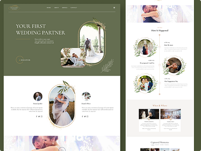 Wedding website design wedding landing pages. wedding template wedding website design