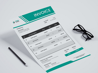 Corporate Invoice Design businessinvoice corporateinvoice design graphic design invoice invoicedesign printdesign