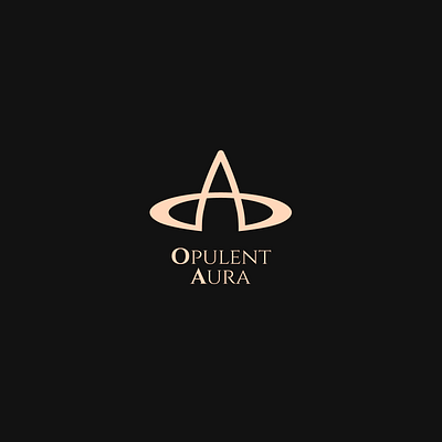 Opulent Aura: Logo and Landing Design Idea branding design graphic design logo logo design ui vector web design