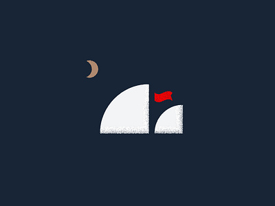 MOONLIT VOYAGE boat branding graphic design logo moon sail