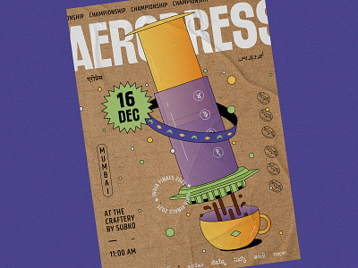 Event Identity Design for Aeropress Championship 2021 aeropress aeropress championship branding coffee event collaterals event design event identity design identity design illustration