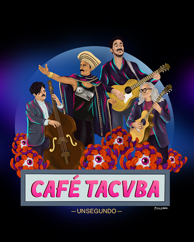 Café Tacvba 2023 bands illustration design digital illustration illustration music rock illustration vector