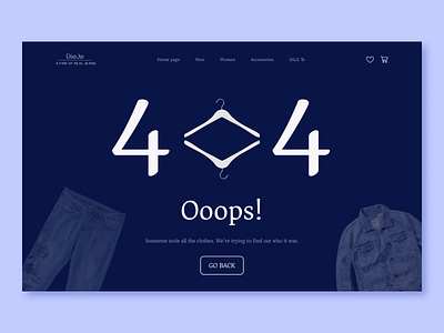 DieJe page 404 concept creativity design page404 ui ux