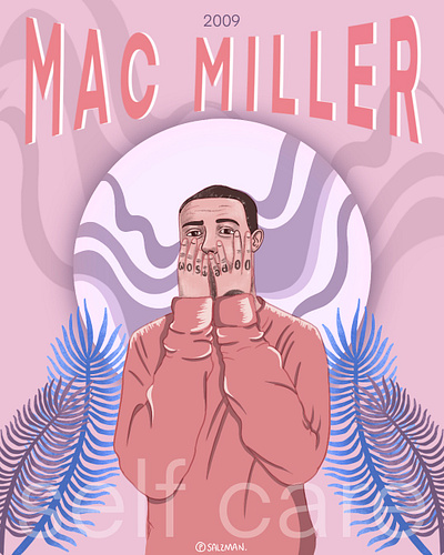 Tribute to mac miller design digital illustration illustration music illustration tribute illustration