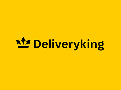 Deliveryking app arrow branding delivery graphic design hub identity king krown logo point post service