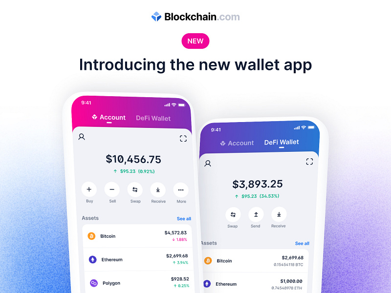 New Wallet App 👝📲 android app blockchain ios redesign wallet